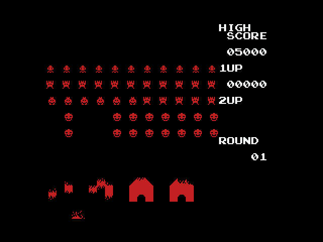 Space Invaders [Falcon030] atari screenshot